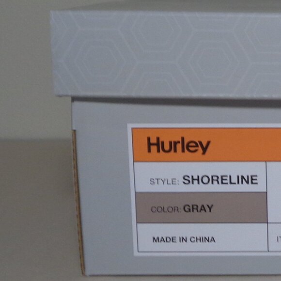 Hurley Size 13 M / SHORELINE / Gray / Mesh Loafers / Sneakers New Men's Shoes - Picture 16 of 16